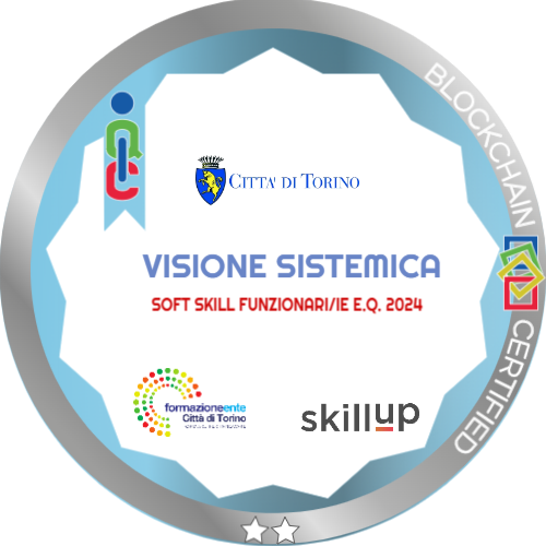 VISIONE SISTEMICA (Silver)  - SOFT SKILL FUNZIONARI/IE E.Q 2024